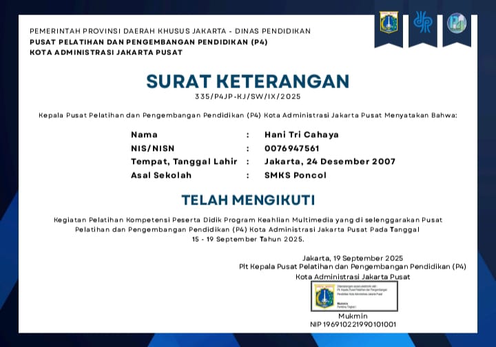 Sertifikat P4